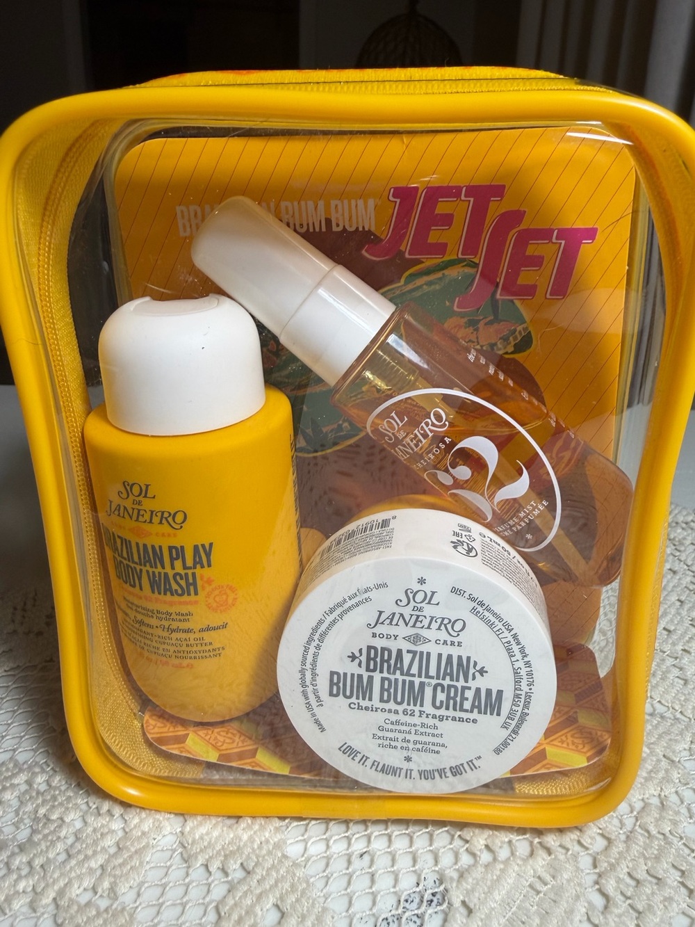 Sol de Janeiro Yellow Brazilian Bath & Body Travel Set